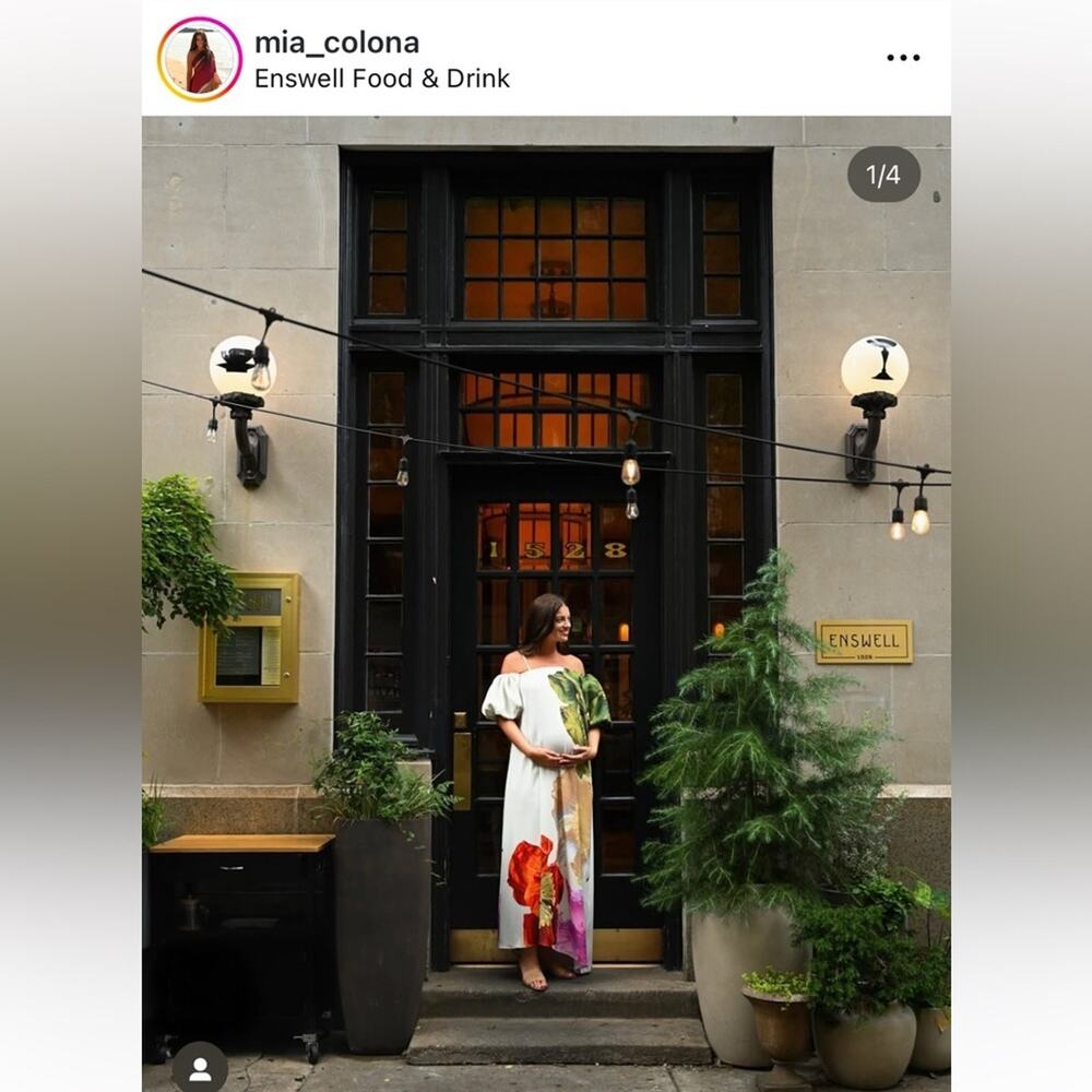 STINE GOYA payton dress in poppiesbloom poppies bloom floral XL - Picture 5 of 16